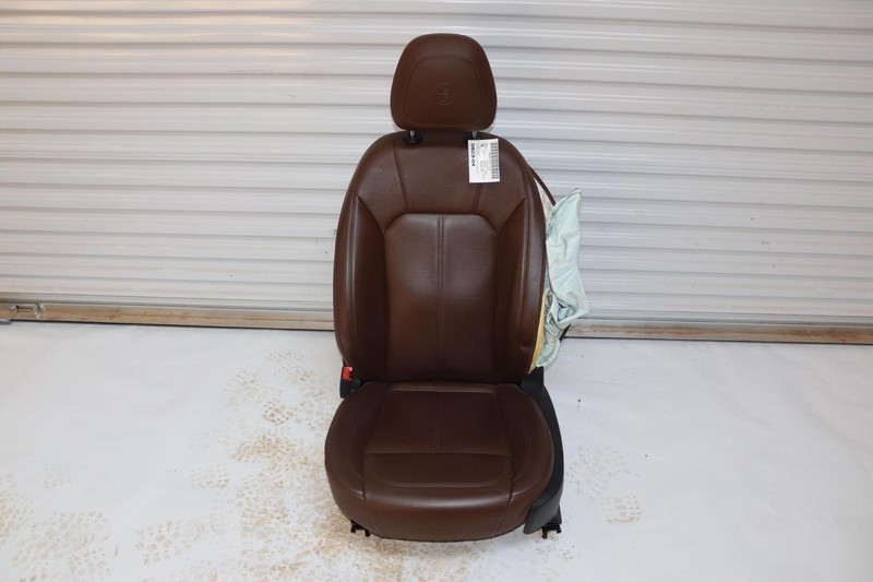 2018-2021 ALFA ROMEO STELVIO FRONT LEFT DRIVER SIDE SEAT COMPLETE BROWN OEM