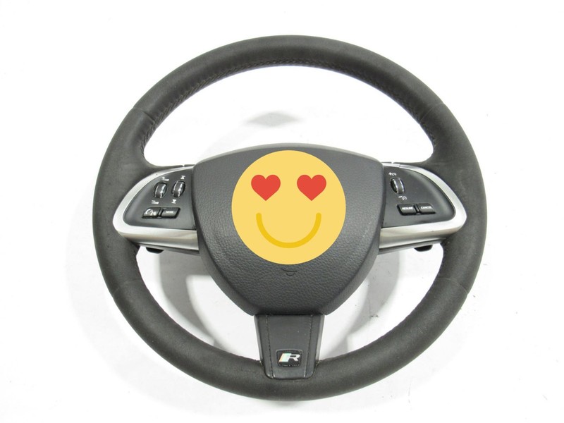 10-15 Jaguar XK XKR 2014 Power Steering Wheel W/ Shifter Paddle Switch |:M