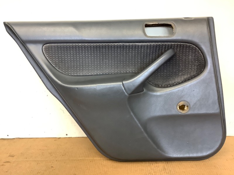 99-00 Civic 4Dr DX Left Rear Driver Side Back Door Panel Lining Gray Liner OEM
