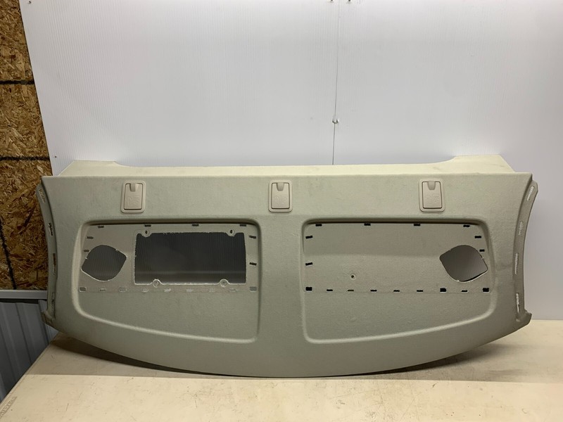 2009-2012 AUDI A4 REAR SPEAKER DECK SHELF COVER TRIM PANEL GRAY OEM