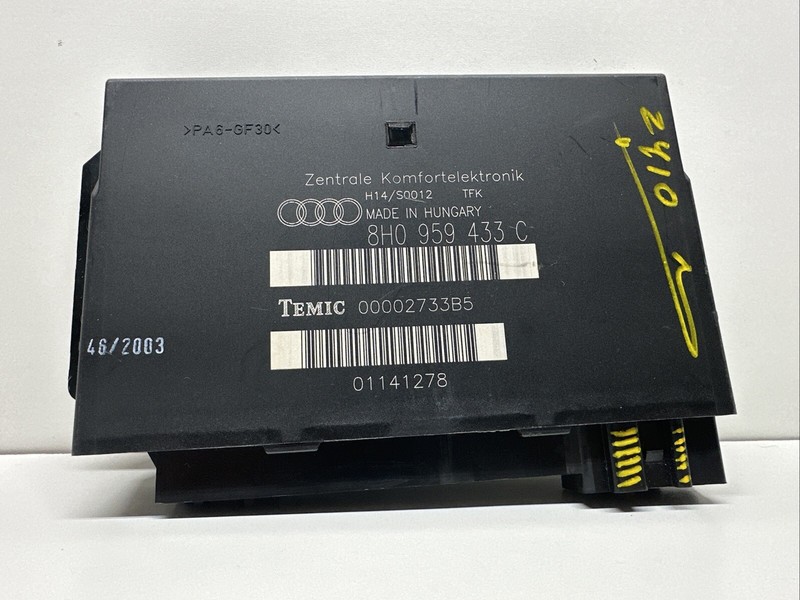 8H0959433C | 03 - 09 AUDI A4 S4 Cabrio Quattro Comfort Control Convenience Unit
