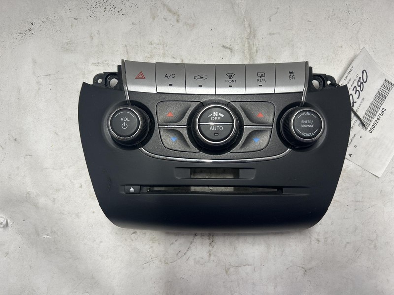 2014 DODGE JOURNEY Heat AC Controller (8.4" screen) 1RK591X9AD OEM 14