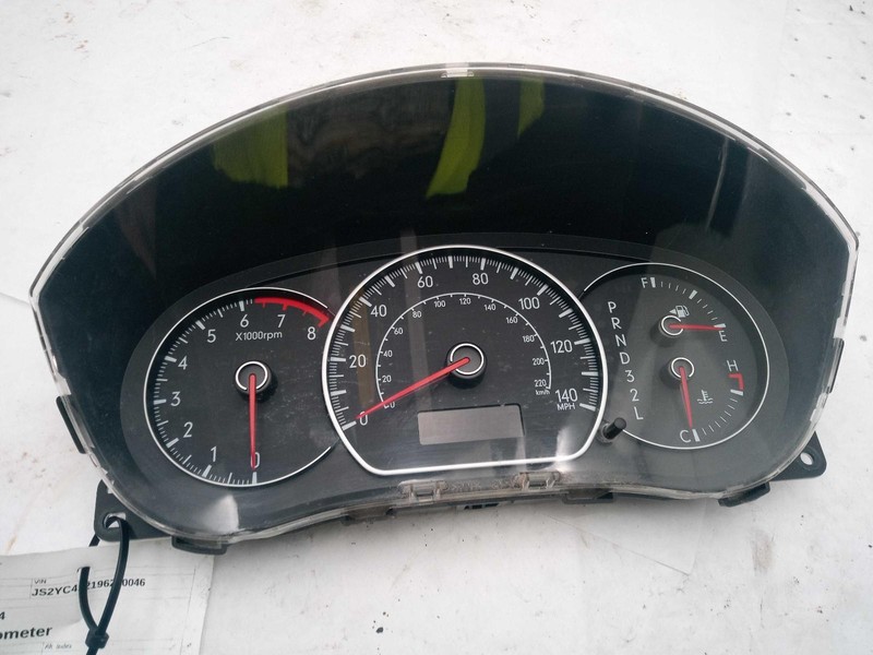 2009 Suzuki SX4 Speedometer Gauge Maroon OEM 3410080JL1 123K Miles