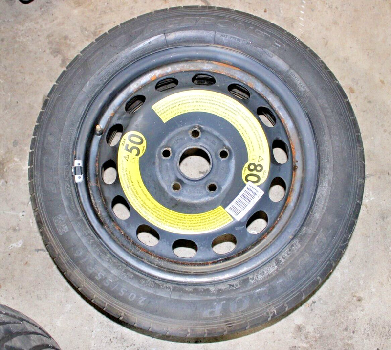 Steel Spare Wheel Rim 16x6.5 OEM 2007 2008 2009 2010 2011 Volkswagen Golf GTI