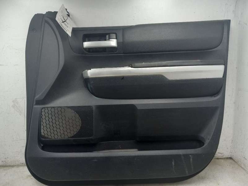 15 TOYOTA TUNDRA SR5 FRONT PASSENGER RIGHT DOOR PANEL BLK-FC44
