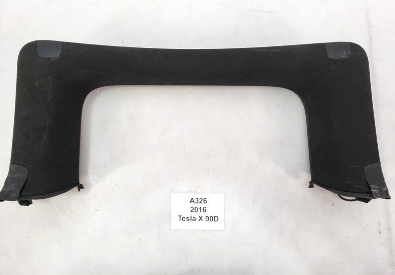 ✅ 16-20 OEM Tesla Model X Rear Left Driver Falcon Door Upper Trim Alcantara
