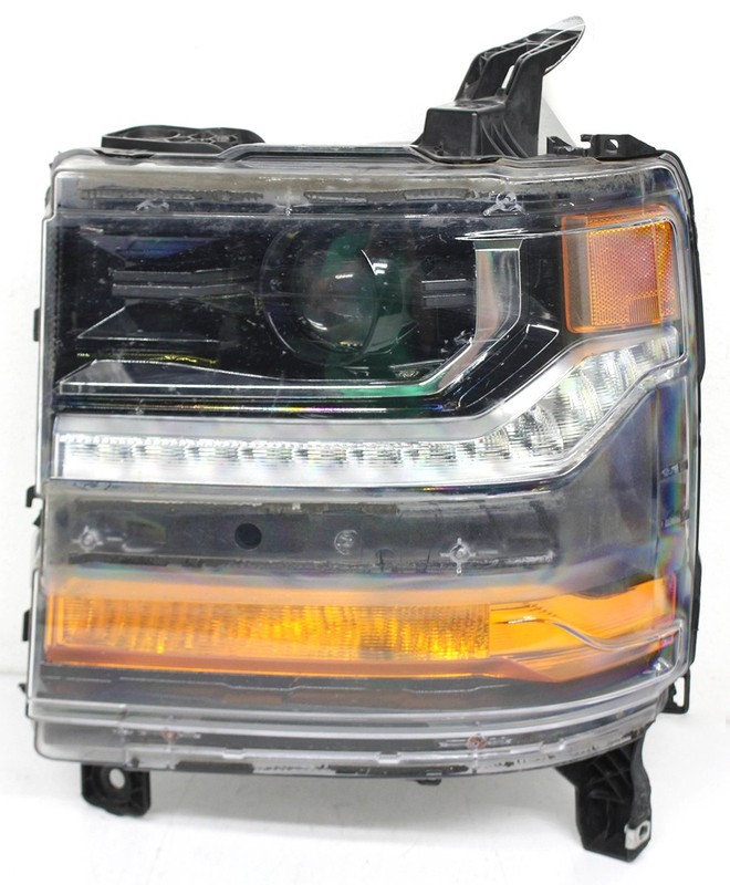 OEM Left Driver Side HID Headlamp For Chevy Silverado 1500 Chrome bezel 84181528