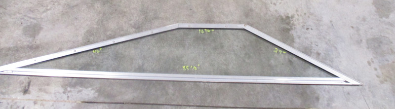 1980's Bayliner Capri Starboard Right Side Window Windshield 85 1/2" Long