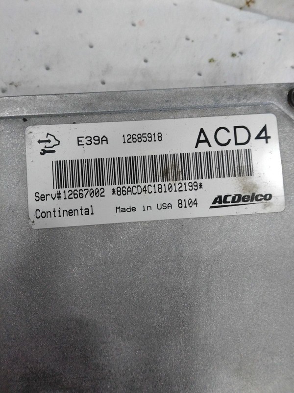 2018 Chevrolet Impala Engine Control Module ECM 3.6L 136k Miles OEM