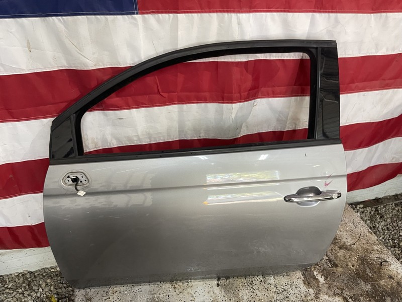 12-17 Fiat 500 Front Passenger Right Door Assembly Silver PSC Tested Oem