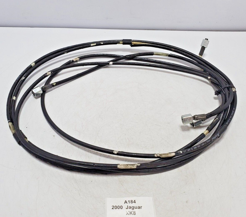 ✅ 97-00 OEM Jaguar XK8 Convertible Rear Left Driver Top Roof Hydraulic Line Hose