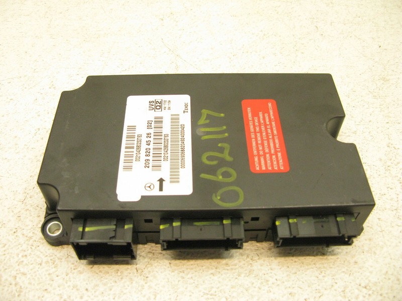 04-09 MERCEDES W209 CLK320 CLK500 ROOF TOP CONTROL MODULE COMPUTER 062117