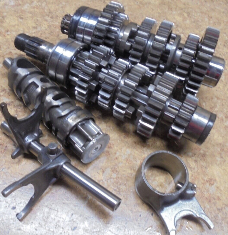 2006 Kawasaki Ninja EX500 EX 500 EX500D Engine Transmission Gears Shift Fork 06