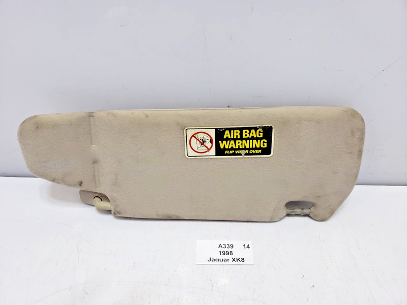 ✅ 97-99 OEM Jaguar XK8 Convertible Front Left Driver Sun Visor W/ Mirror *