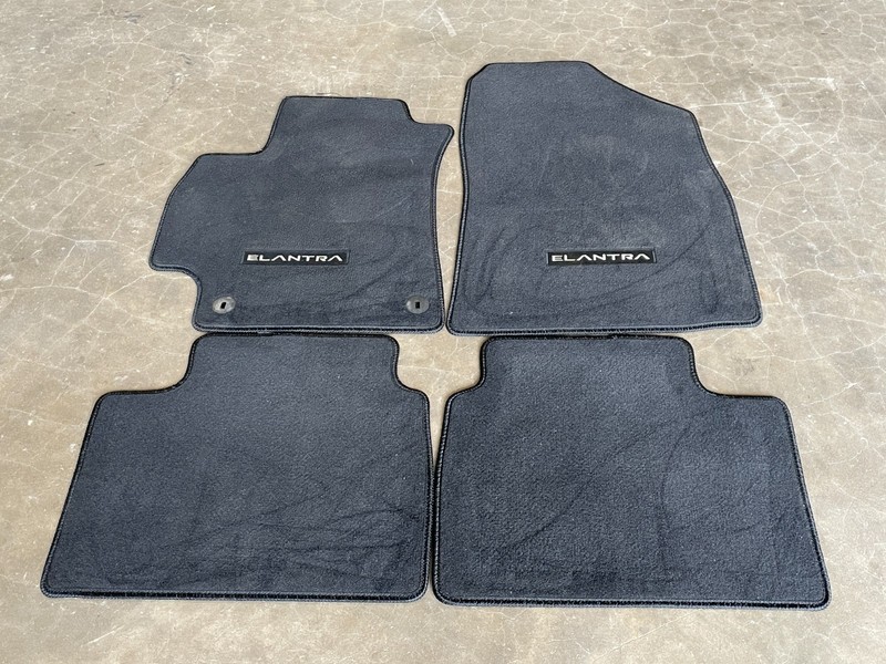 2024 2025 Hyundai Elantra Front Rear Left Right Floor Mat Carpet Set 1655 OEM