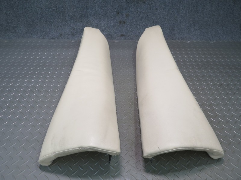 2014-2018 BMW F15 X5 REAR SECOND 2ND ROW SEAT LEATHER BOLSTER SET OF 2