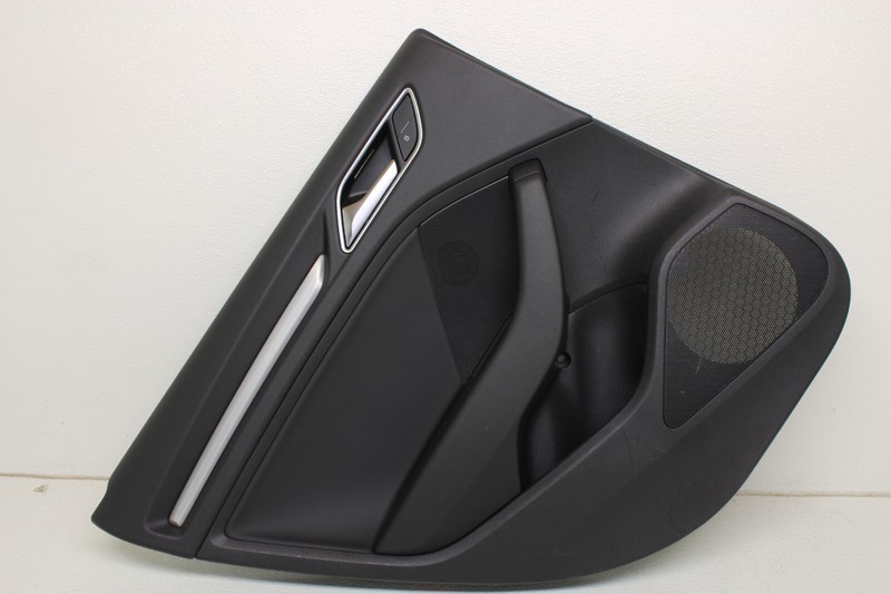 Audi A3 S3 RS3 Rear Left Black Leather Door Panel Driver Side Oem 2015-2020