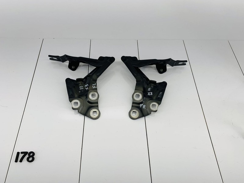 11-17 BMW X3 F25 RIGHT & LEFT SIDE HOOD BONNET HINGE SET OF 2 OEM