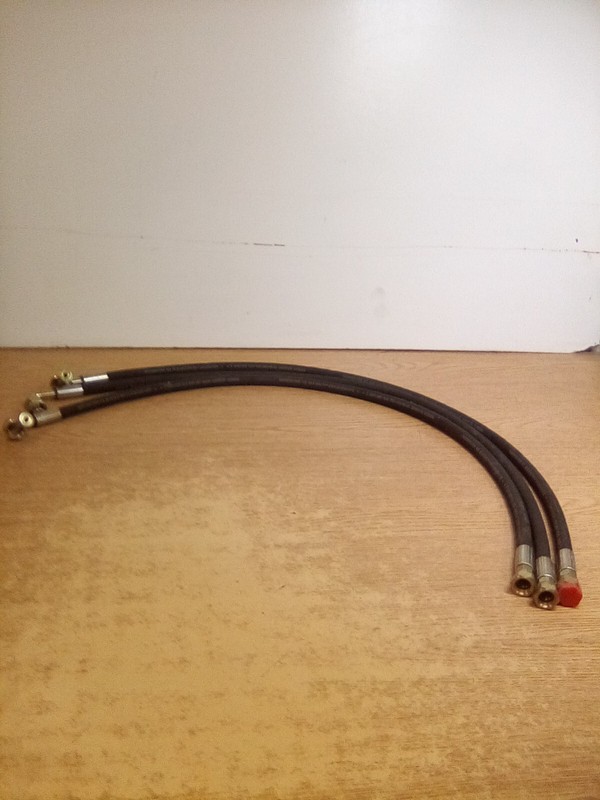 Lot Of 3 Parker No-Skive 421SN-4WP 22,5 Hydraulic Hose 38"