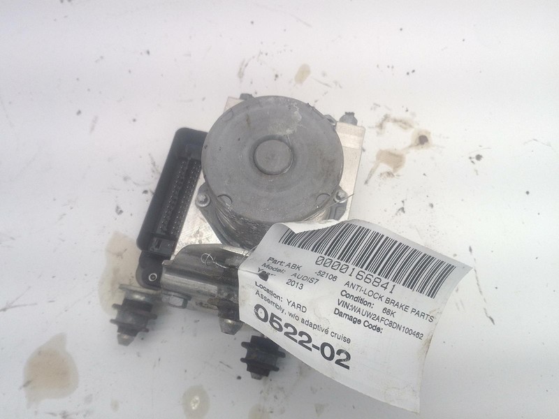 2013-2015 AUDI S7 ANTI LOCK POWER ABS BRAKE PUMP W/O ADAPTIVE CRUISE OEM