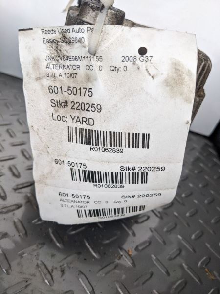 Alternator With Sport Package Fits 14-19 INFINITI Q70 1062839