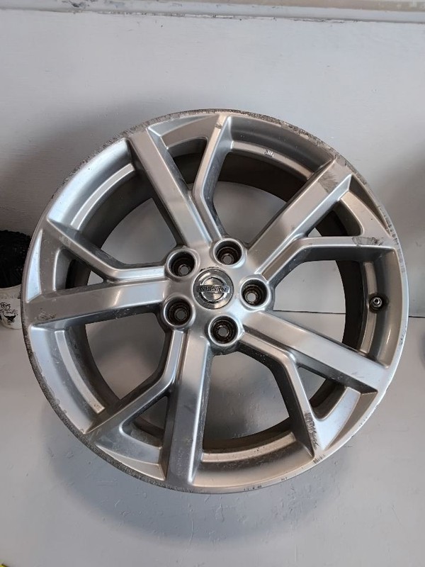 2012-2013 Nissan Maxima Wheel Rim 19x8 Alloy 5 Spoke Painted Bright Hyper Silver