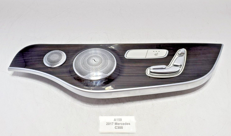 ✅ 17-18 OEM Mercedes С205 C300 Front Right Seat Adjustment Switch Wood Burmester