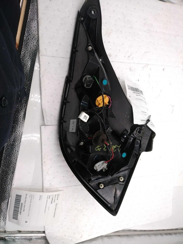 Used Left Tail Light Assembly fits: 2017 Honda Civic Coupe quarter mounted Left