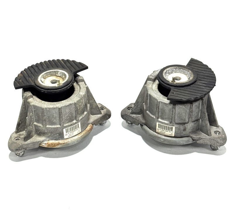 📌 12-15 MERCEDES C250 2PCS LEFT & RIGHT ENGINE MOTOR MOUNT FITS 204240421 OEM