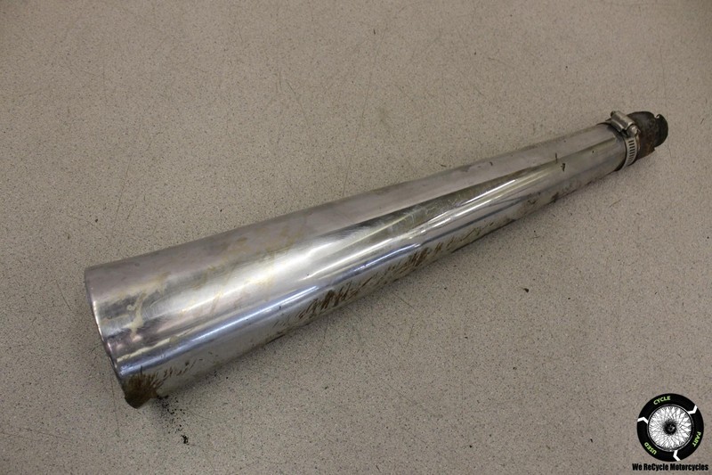 1982 Honda Nighthawk 450 Cb450sc Right Exhaust Pipe Muffler Slip On Can Silencer