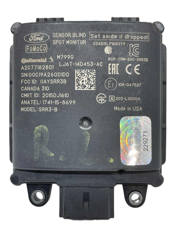 2020-2024 Ford Escape RH Passenger Rear Blind Spot Sensor Monitor LJ6T14D453AC