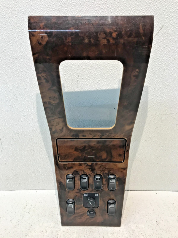 98-03 Mercedes W163 ML430 Center Console Shifter Trim Wood Switches OEM