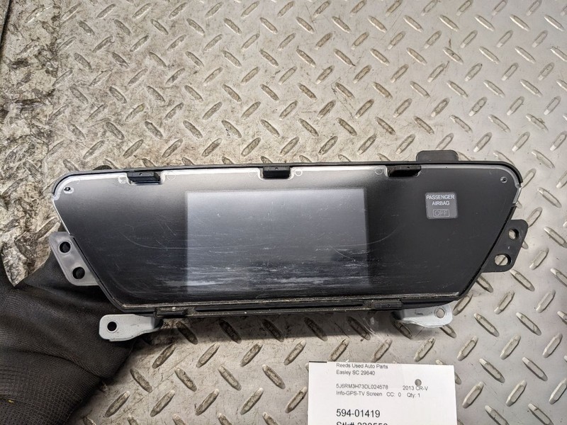 Info-GPS-TV Screen Display Upper Dash US Market Fits 12-14 CR-V 1173615