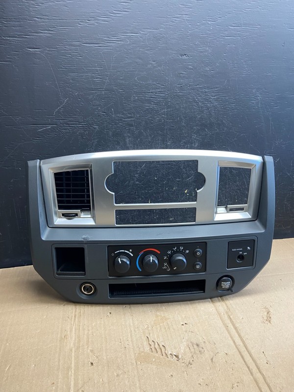 2006 to 2008 Dodge Ram Radio Climate Control A/C Heat Dash Bezel Trim AD7241 DG