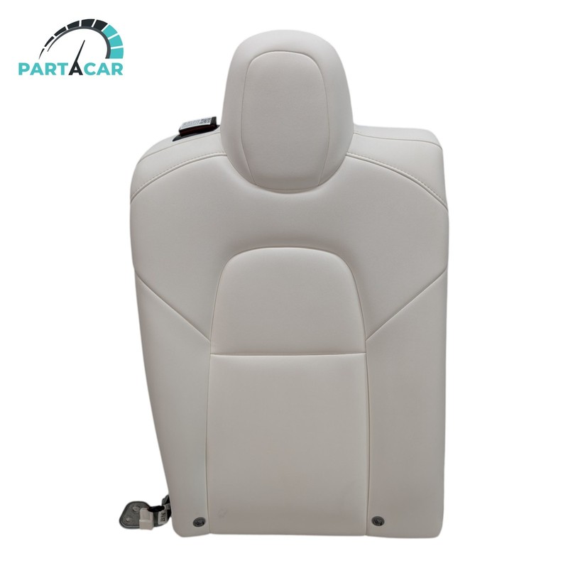 2017-2023 Tesla Model 3 Rear Right Passenger Seat Upper Cushion 2 Row White OEM