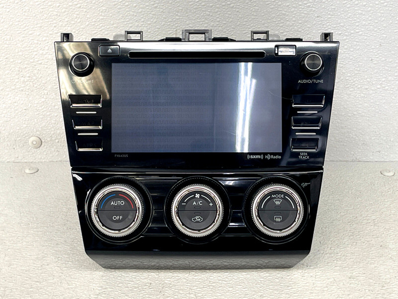 ⭐2017 SUBARU WRX STI AM FM RADIO RECEIVER & AC CLIMATE CONTROL ASSY OEM LOT2487