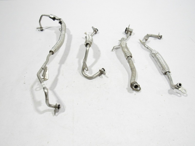 19-23 Mercedes CLS450 C257 2021 Turbocharger Oil Hose Pipe Line Set 4 PCS ; :A