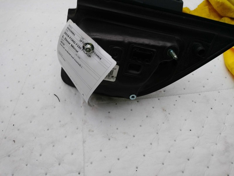 2019 Ford F150 Left Door Mirror Assembly Black OEM 469936 41K Miles