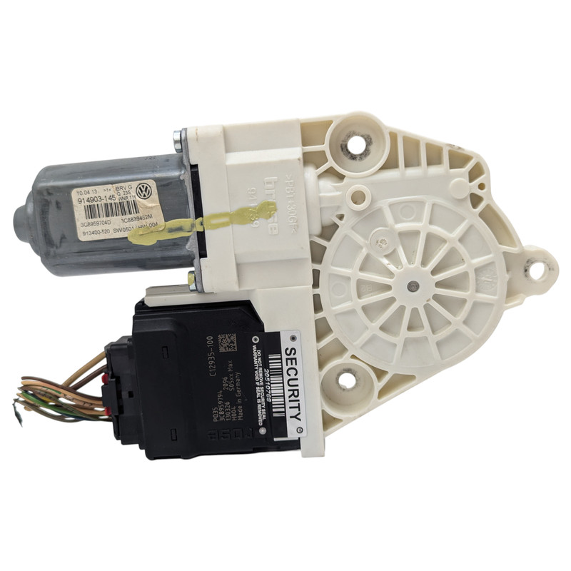 09-12 VW CC Rear Passenger Side Door Window Regulator Motor 09–17 Passat CC
