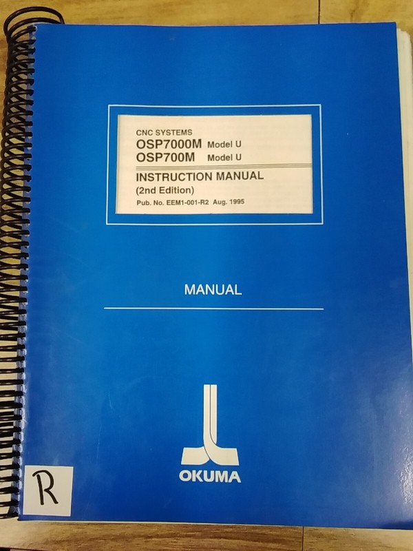 Okuma OSP7000M Modle U Instruction Manual (2nd Edition) EEM1-001-R2
