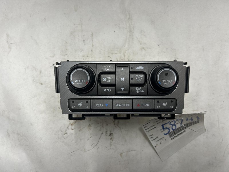 2013 HONDA PILOT Heat AC Controller front AWD 79600SZAA11 OEM 13 14 15