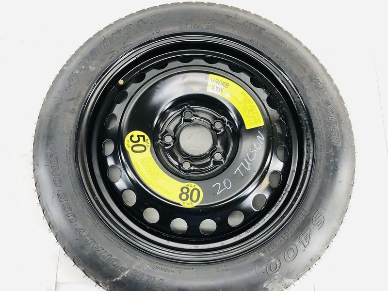 16-21 HYUNDAI TUCSON EMERGENCY SPARE WHEEL TIRE T135/90D17 103M OEM