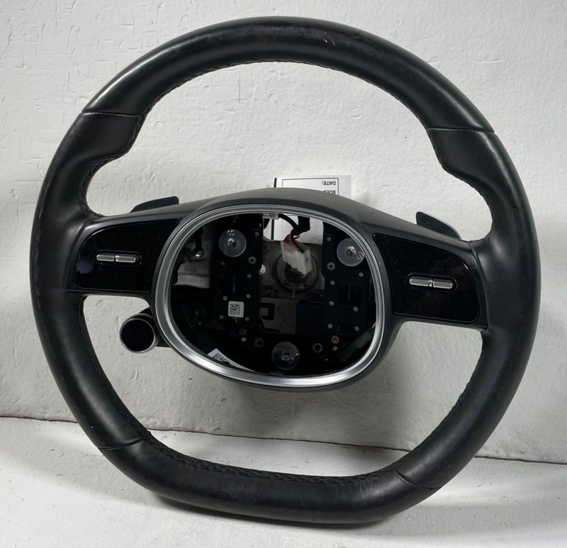 2022-2024 HYUNDAI IONIQ 5 STEERING COLUMN WHEEL LEATHER W/ SWITCH BLACK # 108609