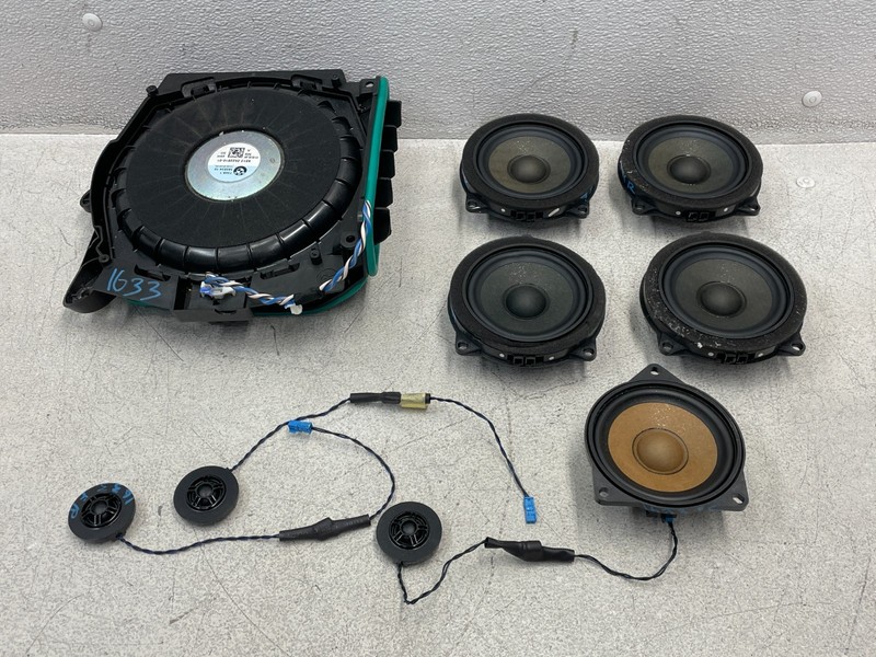 19 20 21 BMW 330i M340i G20 Subwoofer Door Tweeter Speaker Set 1633 OEM