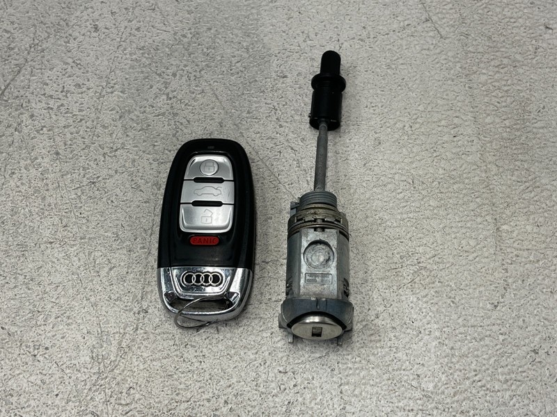 12 13 14 15 Audi S7 Ignition Key Fob Lock Cylinder Set Pair 4.0L 1605 OEM