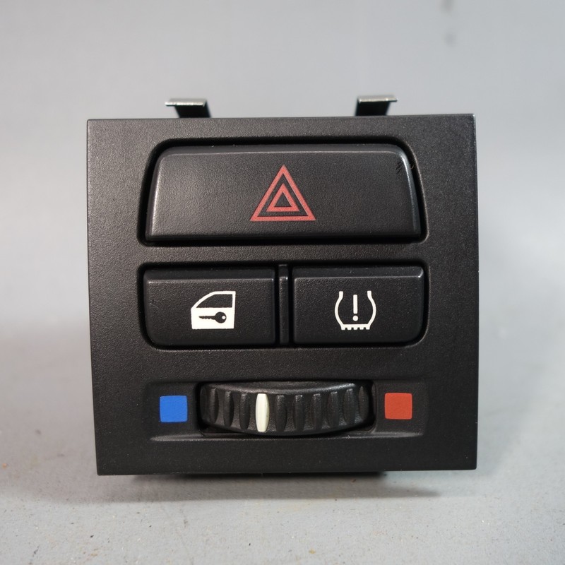08-13 BMW E9x M3 Dashboard Center Hazards Lock TPMS Buttons Switch Unit OEM