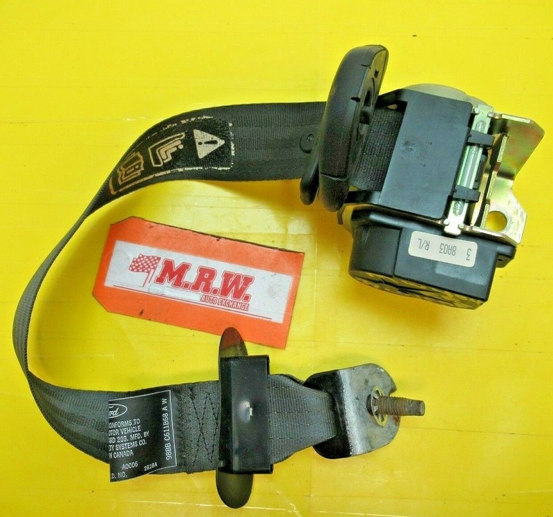 REAR SHOULDER SEAT BELT SEATBELT HARNESS RETRACTOR BACK RIGHT LEFT 99-02 COUGAR