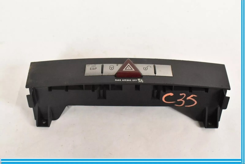 05-11 Mercedes R171 SLK280 SLK350 Door Lock Dash Hazard Light Control Panel OEM