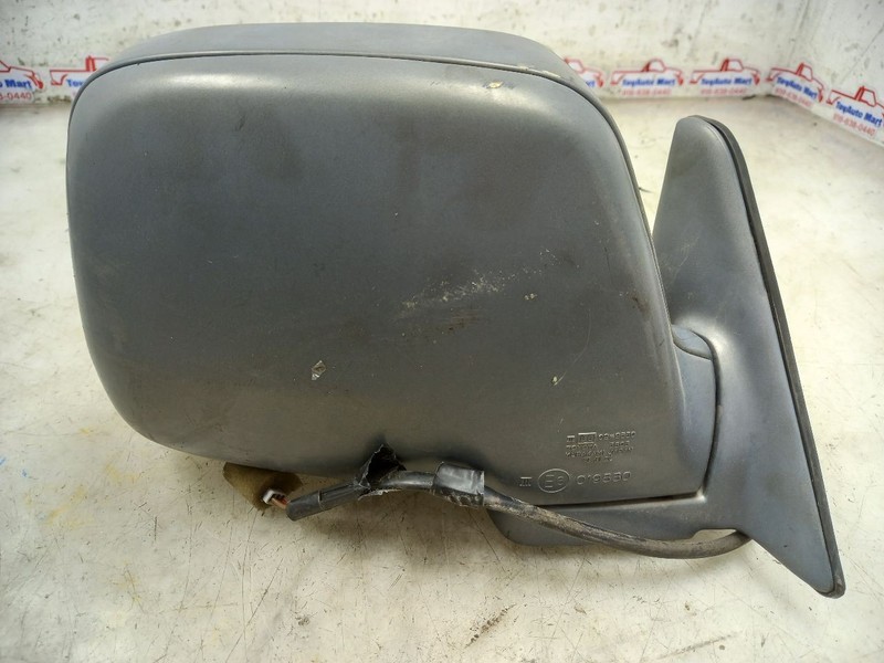 90-98 TOYOTA LAND CRUISER PASSENGER RIGHT SIDE VIEW MIRROR GRAY-1A6