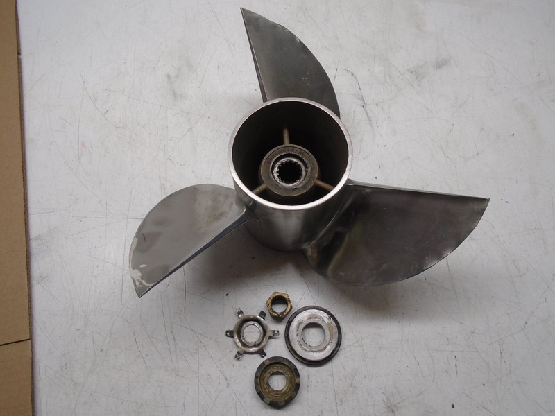 K2 Mercury Quicksilver Stainless Steel Propeller 48-88448A4 21PCleaver